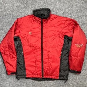 Mountain Hardwear Compressor Jacket Mens Large Red Puffer Primaloft Outdoor Gorp